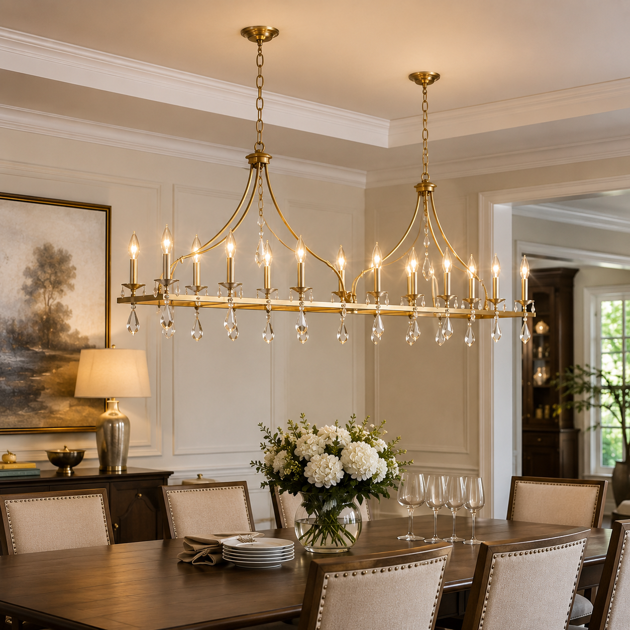 Puretimo™ Maison Arc Dining Chandelier