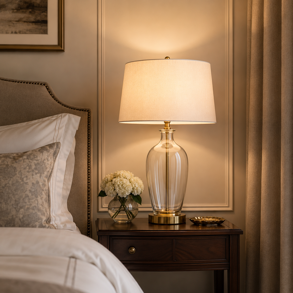 Puretimo™ Clara Glass Table Lamp