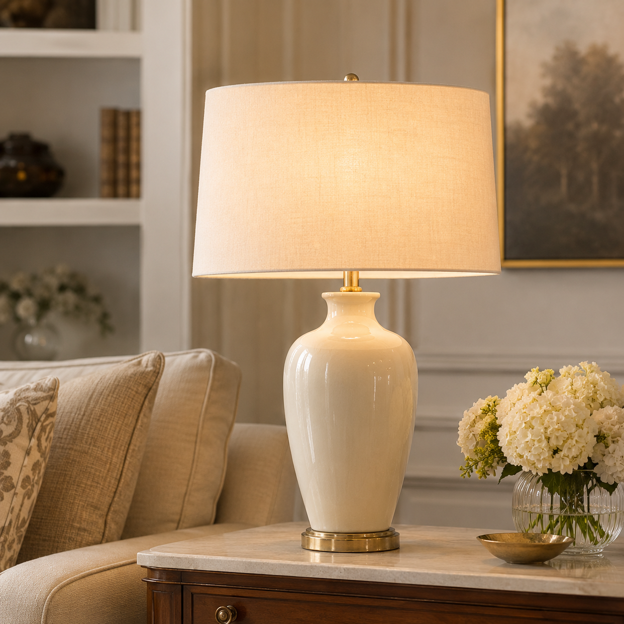 Puretimo™ Brielle Ceramic Table Lamp