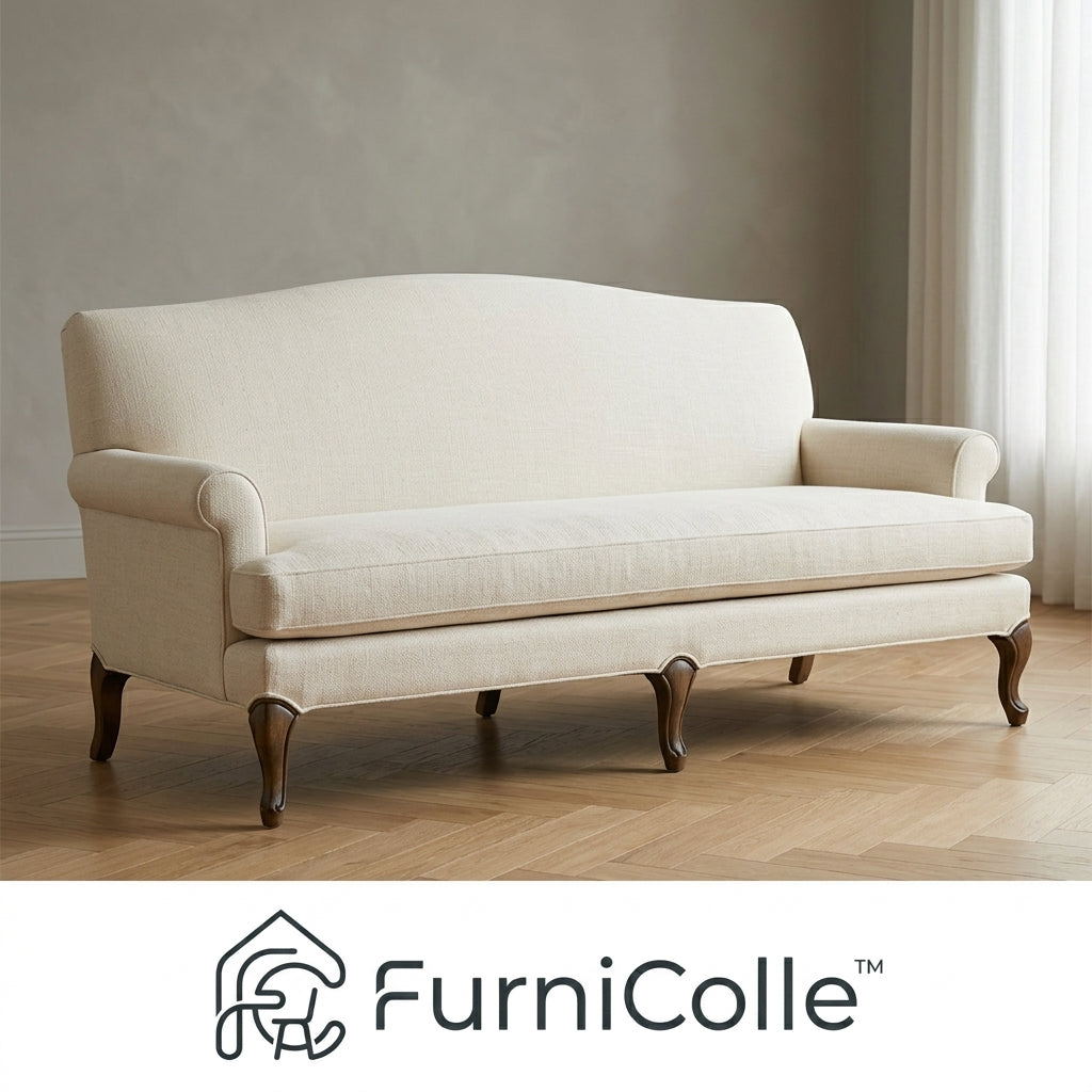 FurniColle™ Classic Linen Sofa