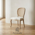 FurniColle™ French Cane Accent Chair